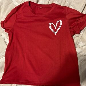 Red heart shirt